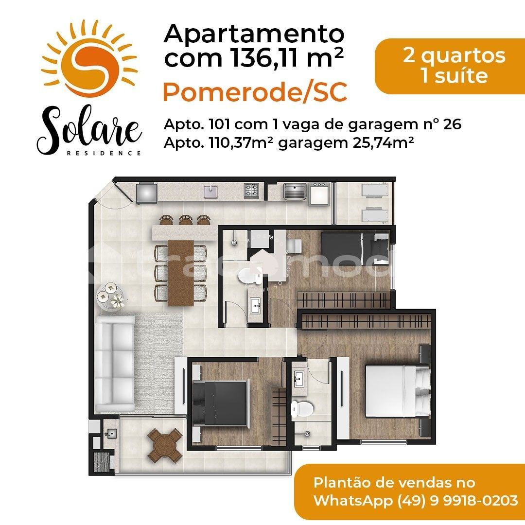 Apartamento à venda com 3 quartos, 113m² - Foto 13