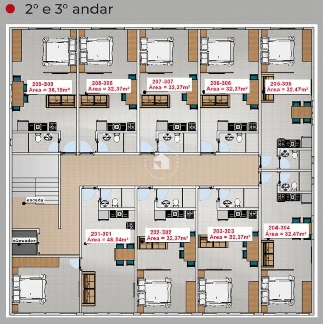 Apartamento à venda com 1 quarto, 32m² - Foto 13