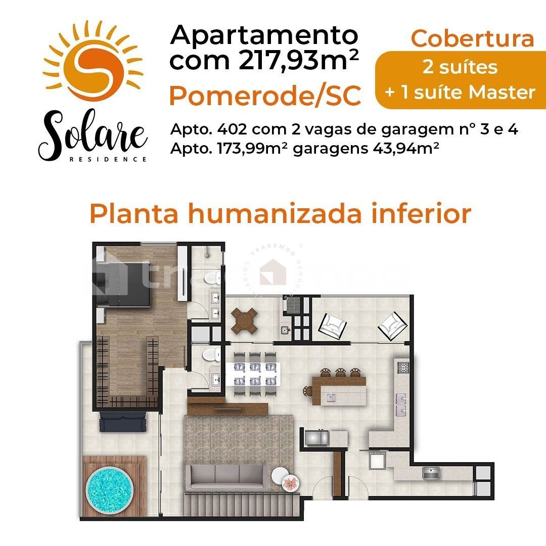 Apartamento à venda com 3 quartos, 213m² - Foto 12