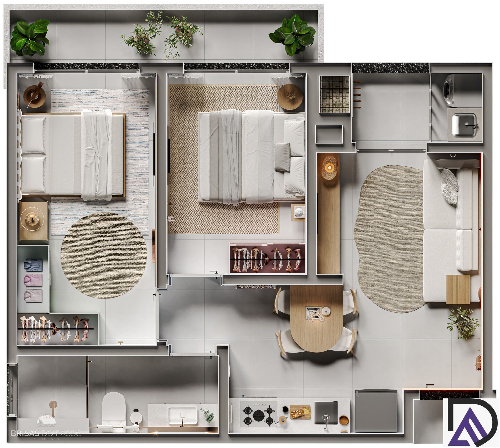 Apartamento à venda com 2 quartos, 53m² - Foto 8