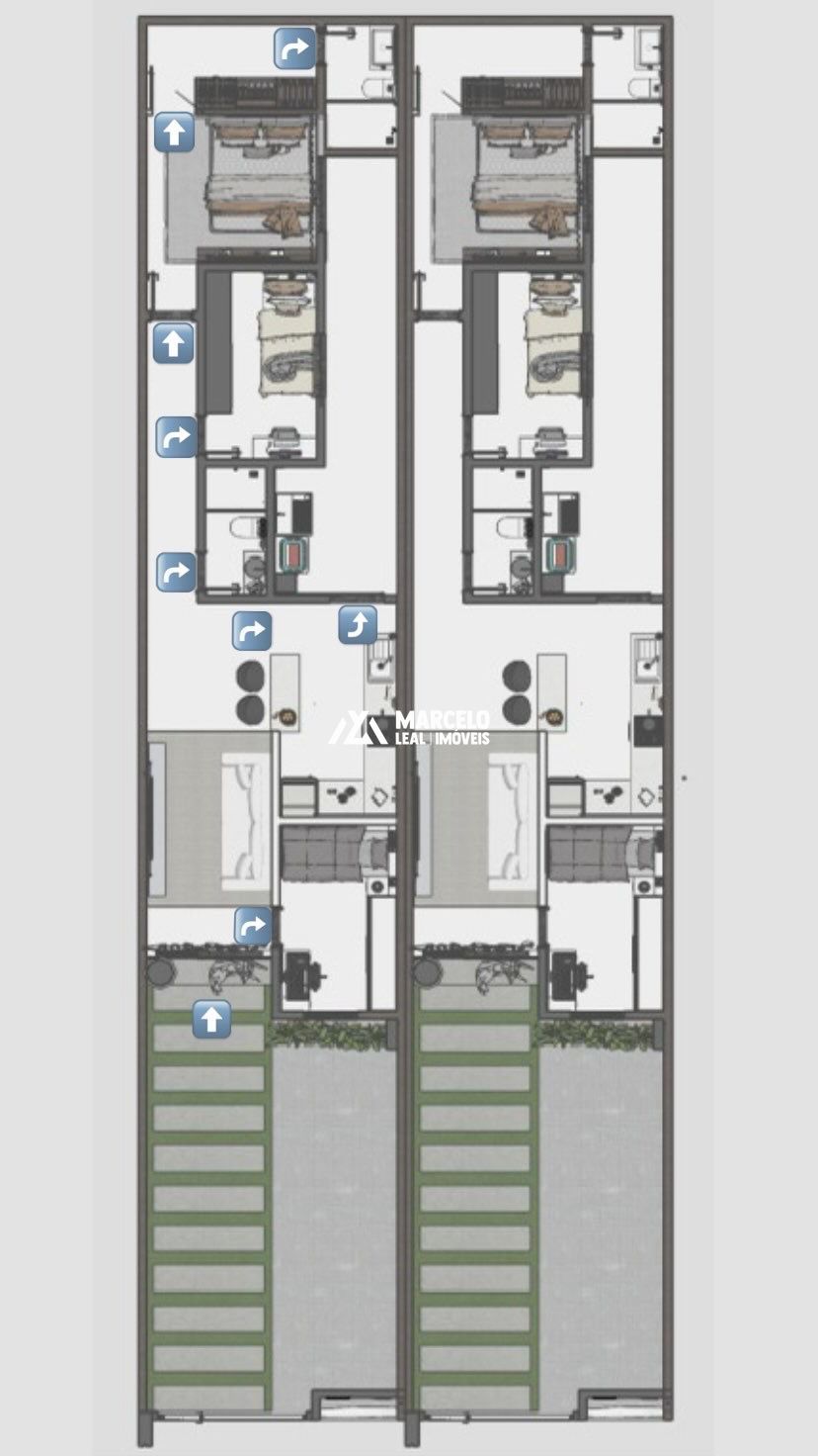 Casa à venda com 3 quartos, 60m² - Foto 2