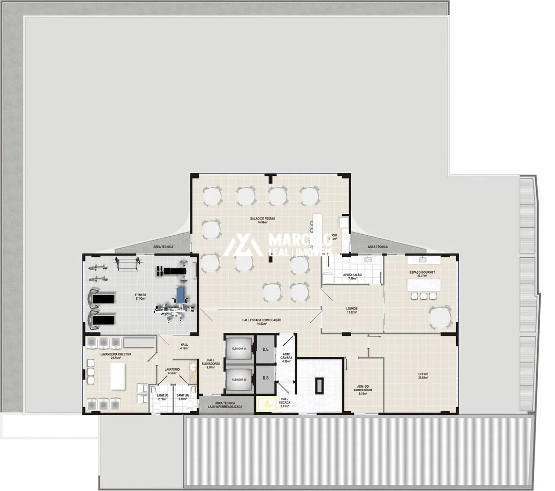 Apartamento, 1 quarto, 39 m² - Foto 14