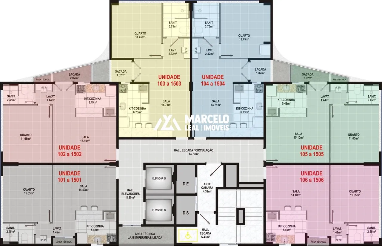 Apartamento, 1 quarto, 39 m² - Foto 16