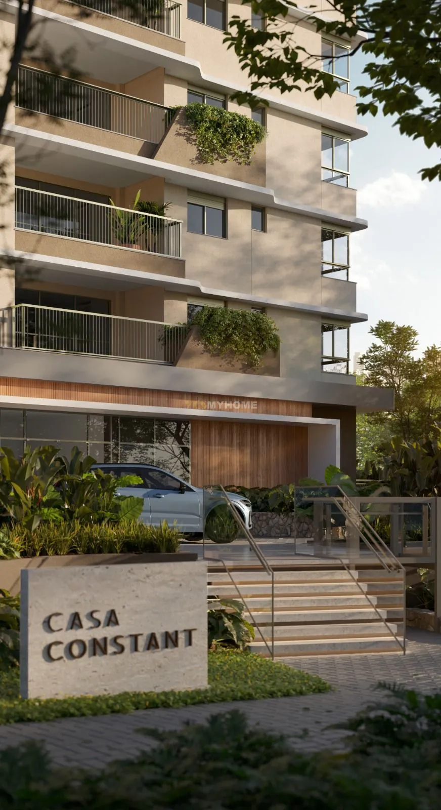 Apartamento Plaenge no coração de Curitiba, com 116m² e 3 quartos.