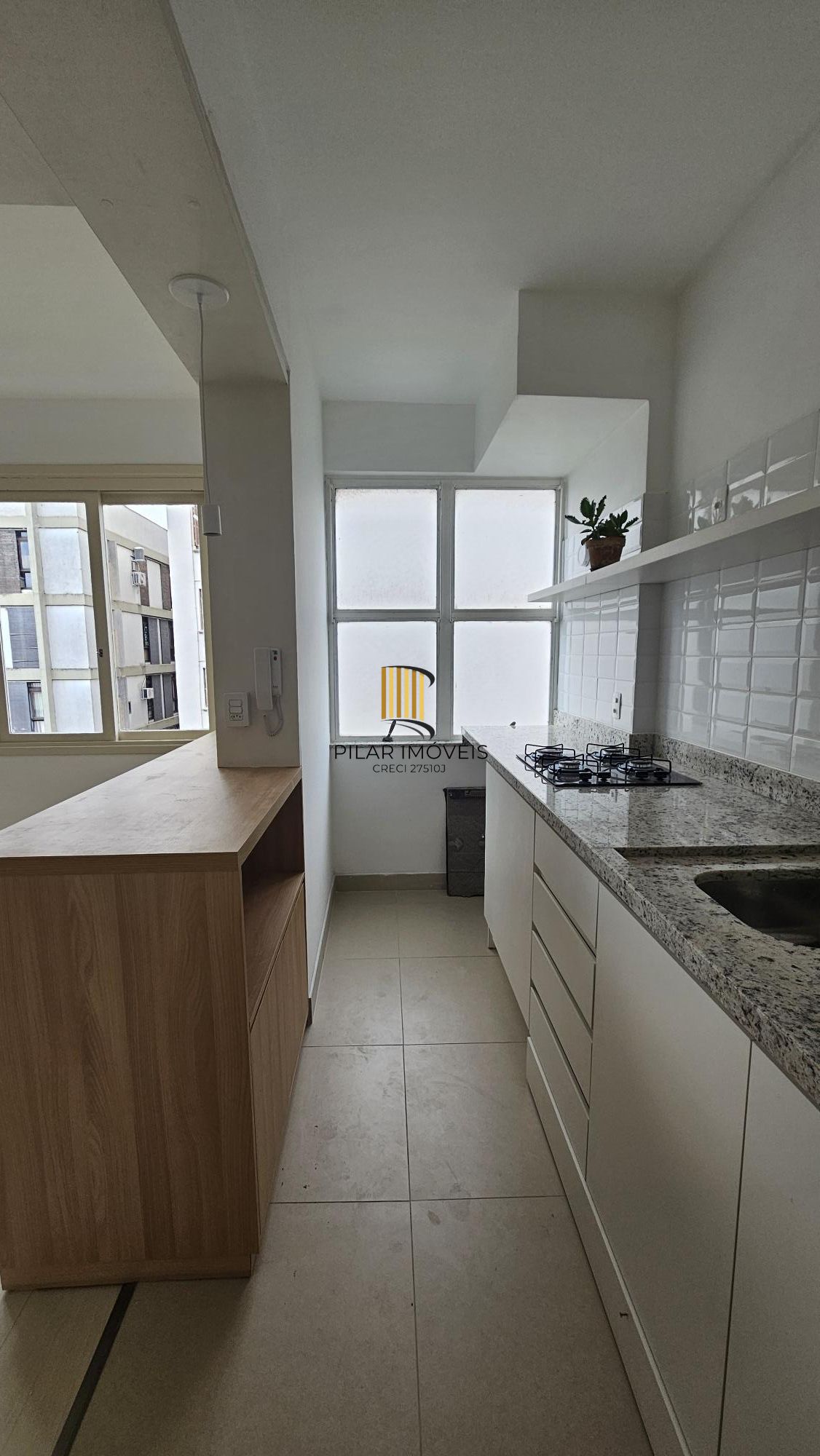 Apartamento 1 dormitorio de frente todas as peças norte