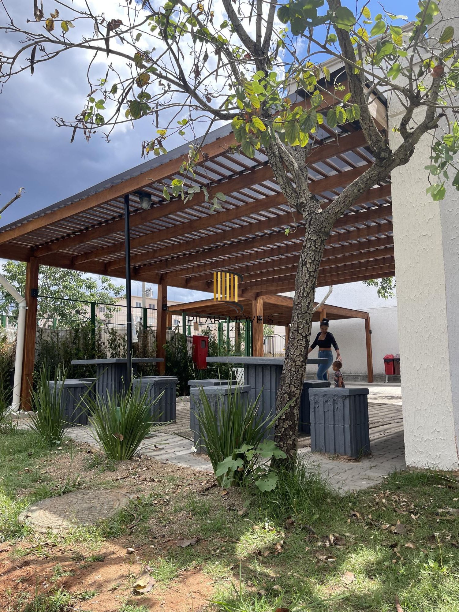 Apartamento térreo de 2 quartos Condomínio Pampas 2