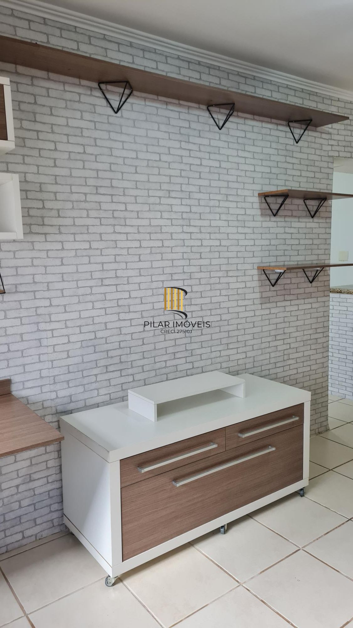 Apartamento Térreo com 1 Dormitório 45m² privativos.