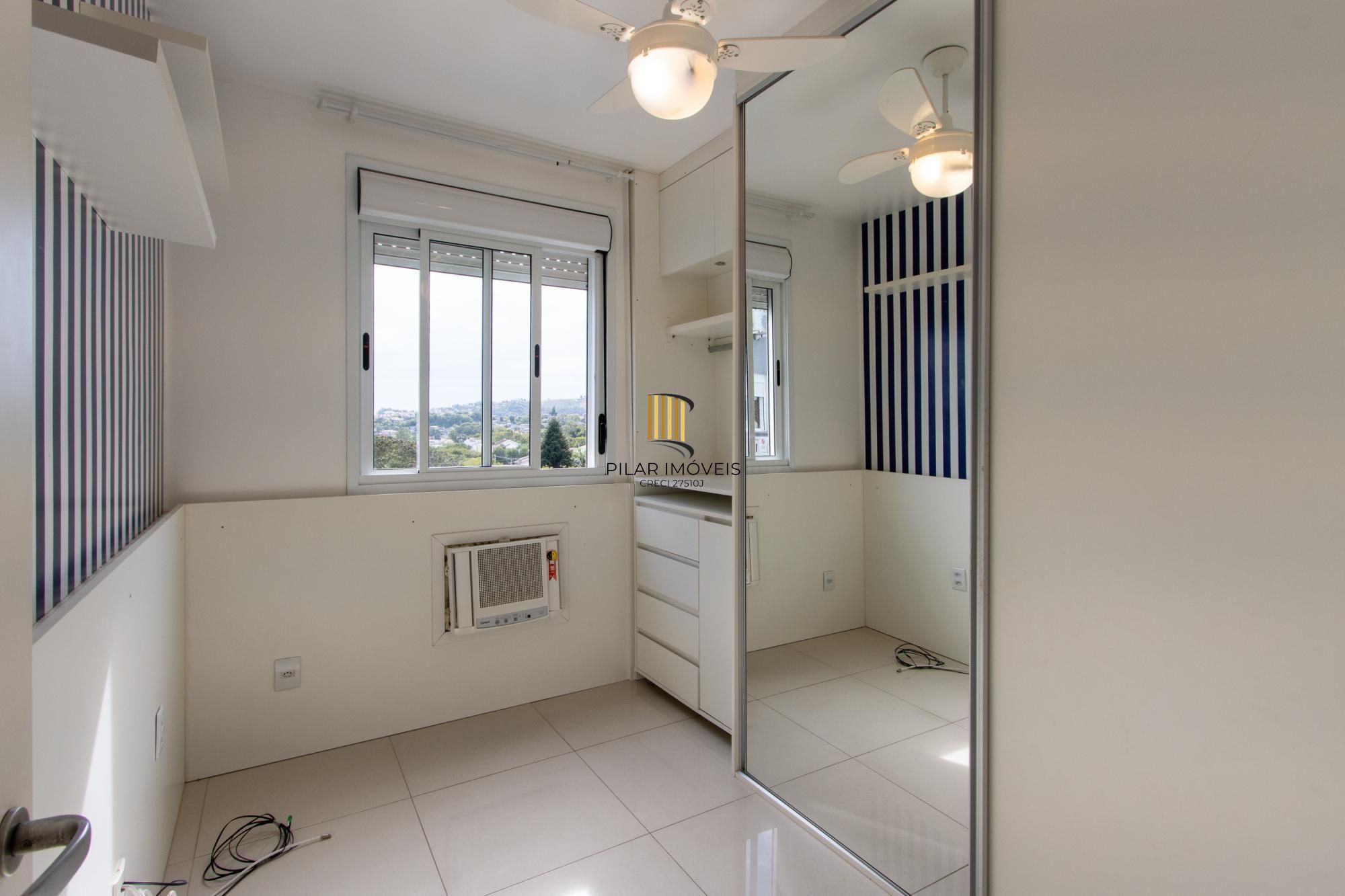 Apartamento no Bairro Cristal de 3 dormitórios,1 Suíte, Semi mobiliado com 1 vaga escriturada