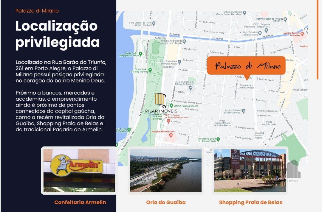 Apartamentos com ótima localização e perto do comércio em geral
