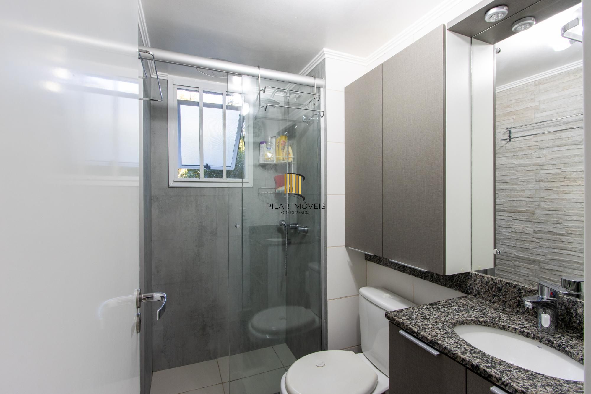 Apartamento  com  2 dormitórios, cozinha americana, Banheiro social, gás central, 1 vaga