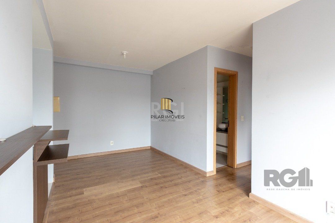 Apartamento de 50,85m2, 2 dormitórios, 1 banheiro e 1 vaga escriturada.