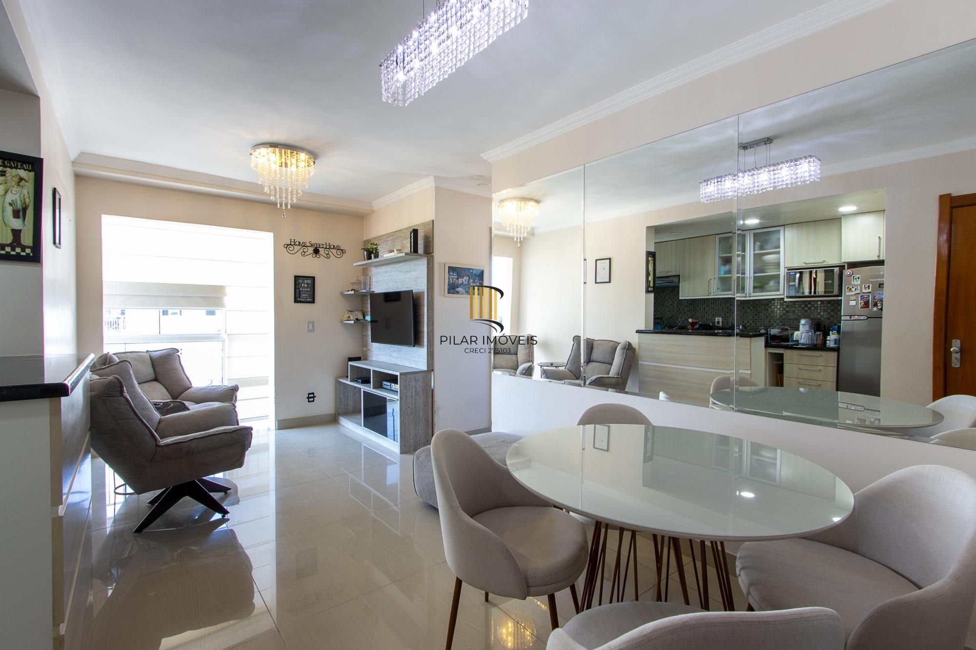 Apartamento, 2 dormitórios e 1 vaga, bairro Jardim Carvalho. - Pilar Imóveis
