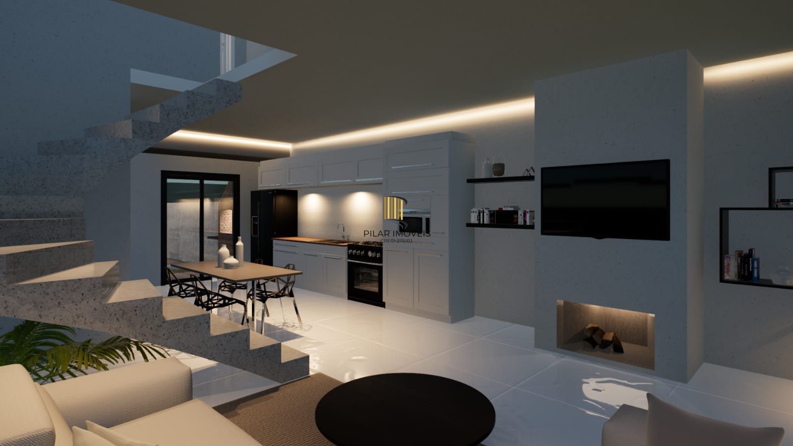 Casa em Condomínio à venda, bairro Campo Novo,  3 quartos (1 suite),  3 banheiros - Pilar Imóveis