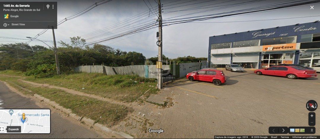 Terreno plano à venda na Avenida da Serraria, em Porto Alegre, com área total de 2200 m².