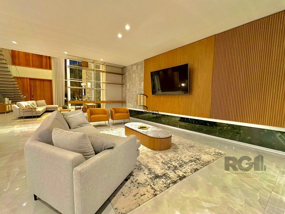 Sobrado Beira Lago com piscina e Deck com 457m² e 5 suítes no Condomínio Sense em Xangri-lá