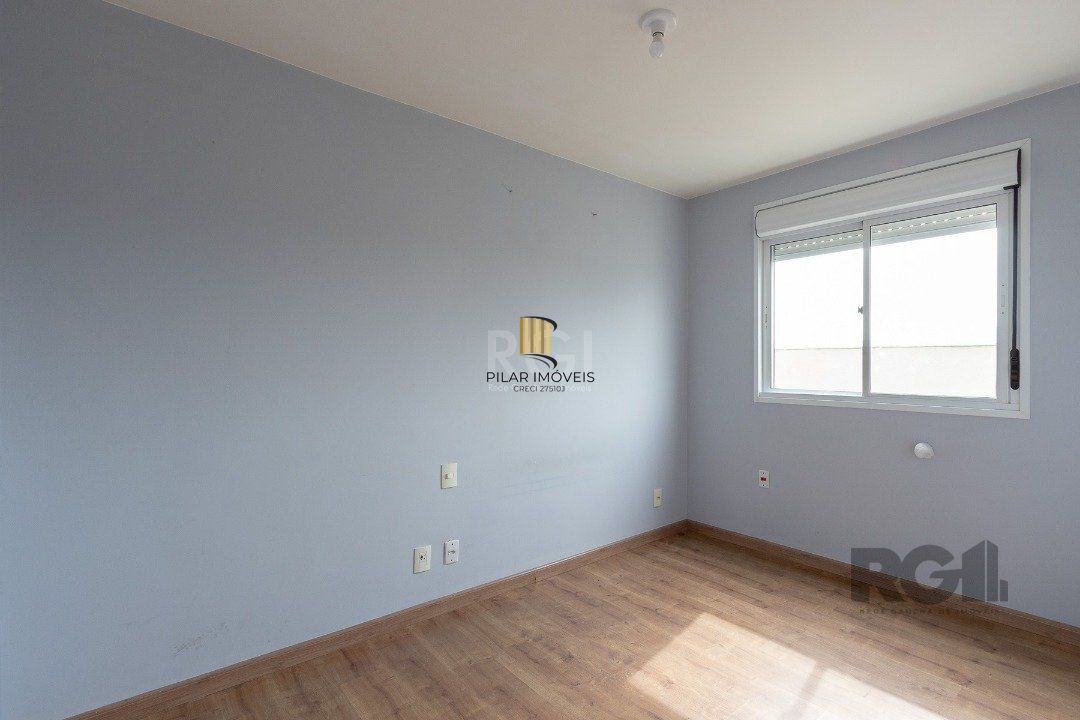 Apartamento de 50,85m2, 2 dormitórios, 1 banheiro e 1 vaga escriturada.
