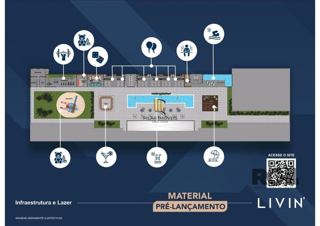 Apartamento 1 dormitório no bairro Atlântida