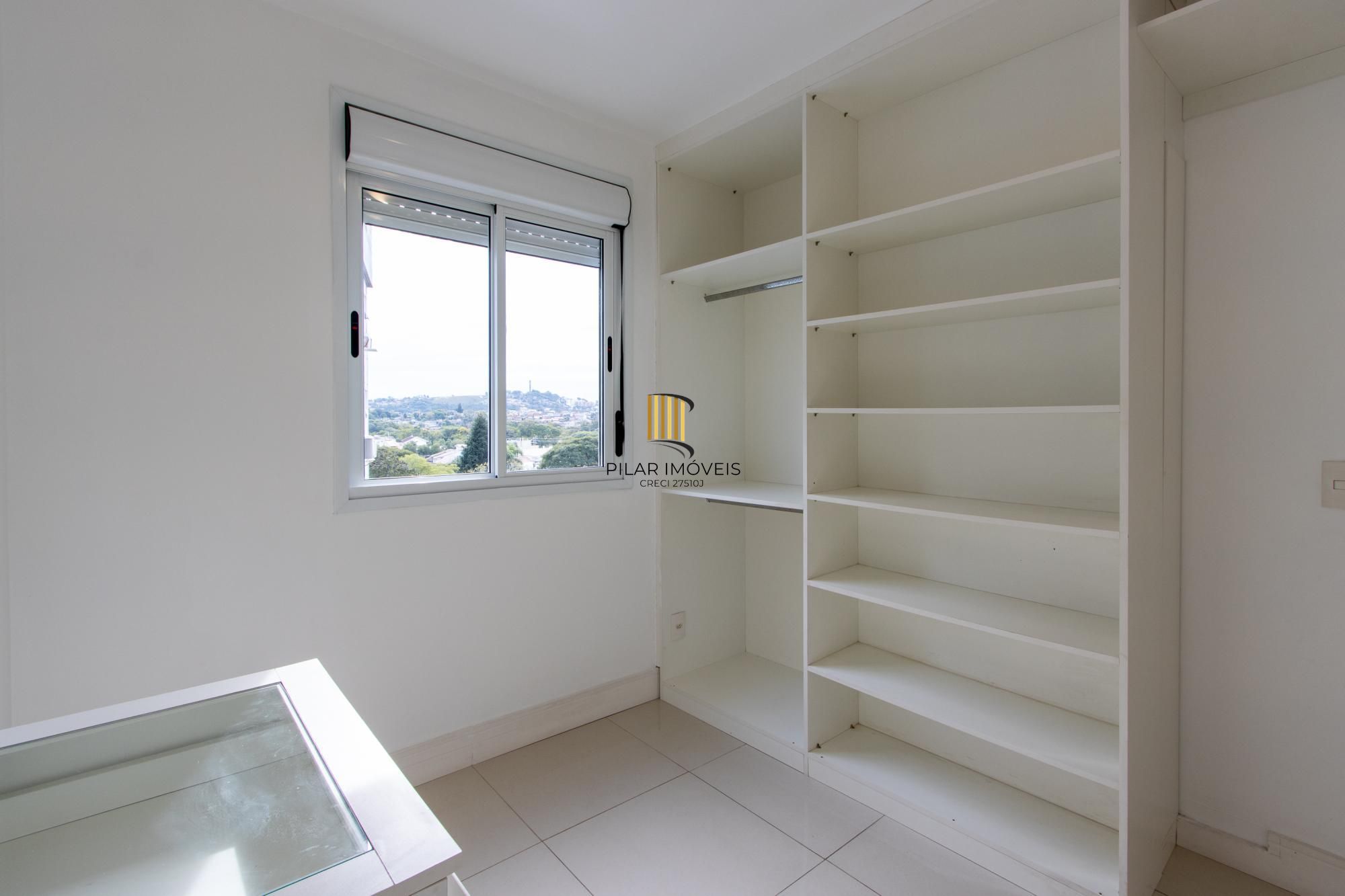 Apartamento no Bairro Cristal de 3 dormitórios,1 Suíte, Semi mobiliado com 1 vaga escriturada