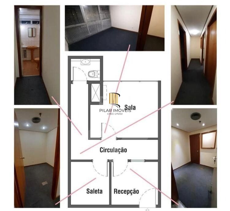 Conjunto/Sala para Venda - 33.96m², 0 dormitórios, Moinhos de Vento