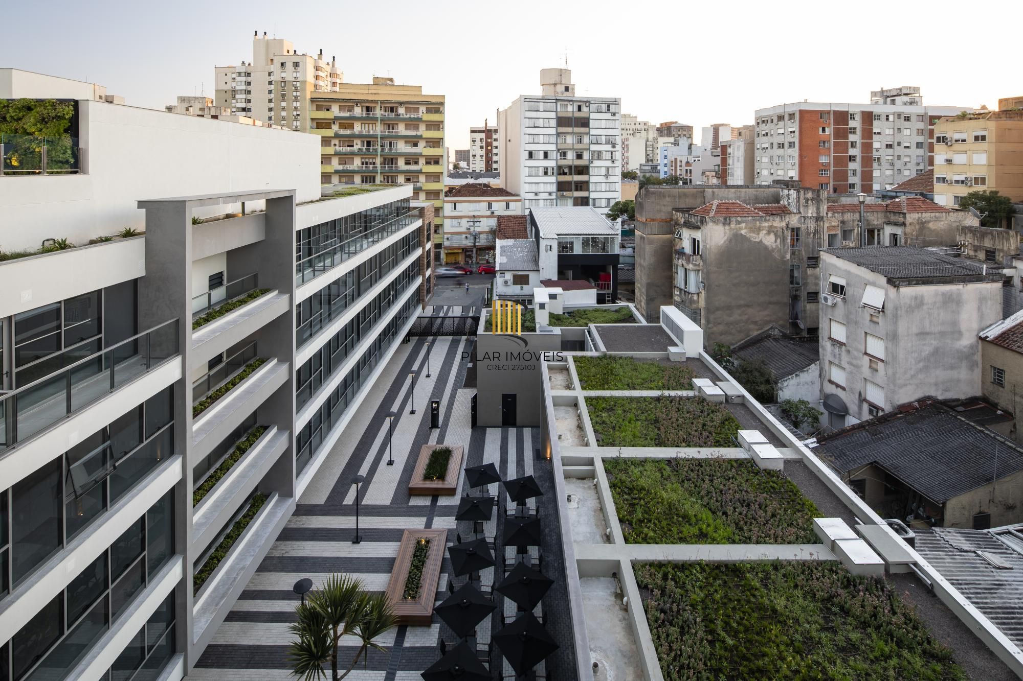 Apartamento de  dormitório no condomínio Artsy Cidade Baixa.