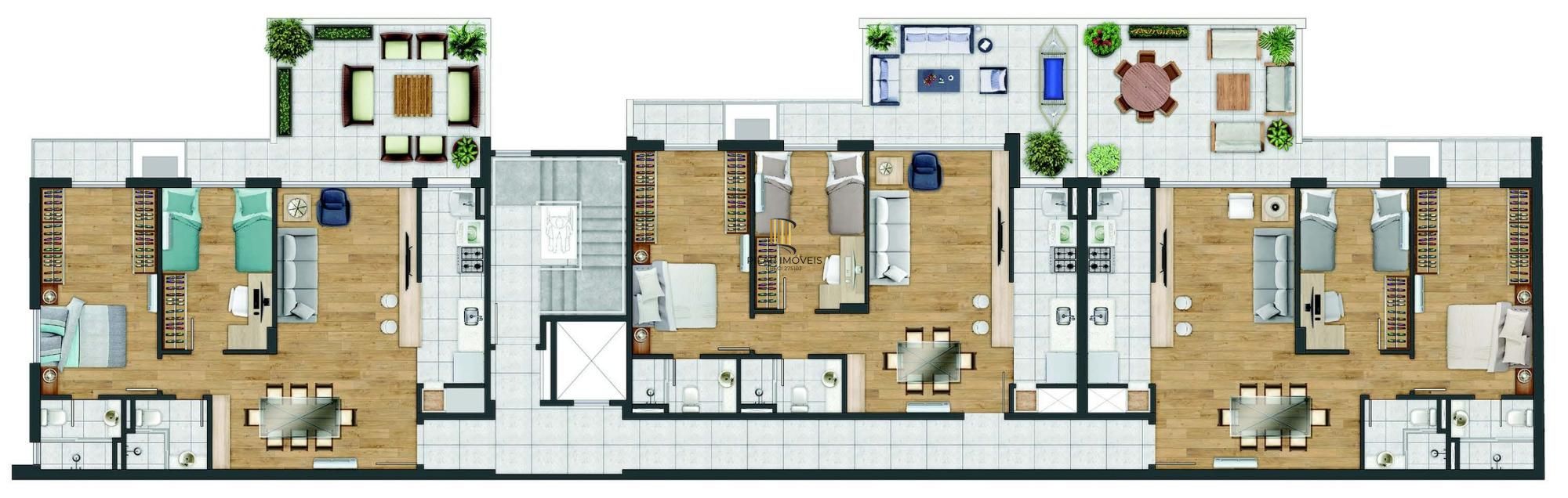 Apartamento Garden 2 dormitórios no bairro Bela Vista