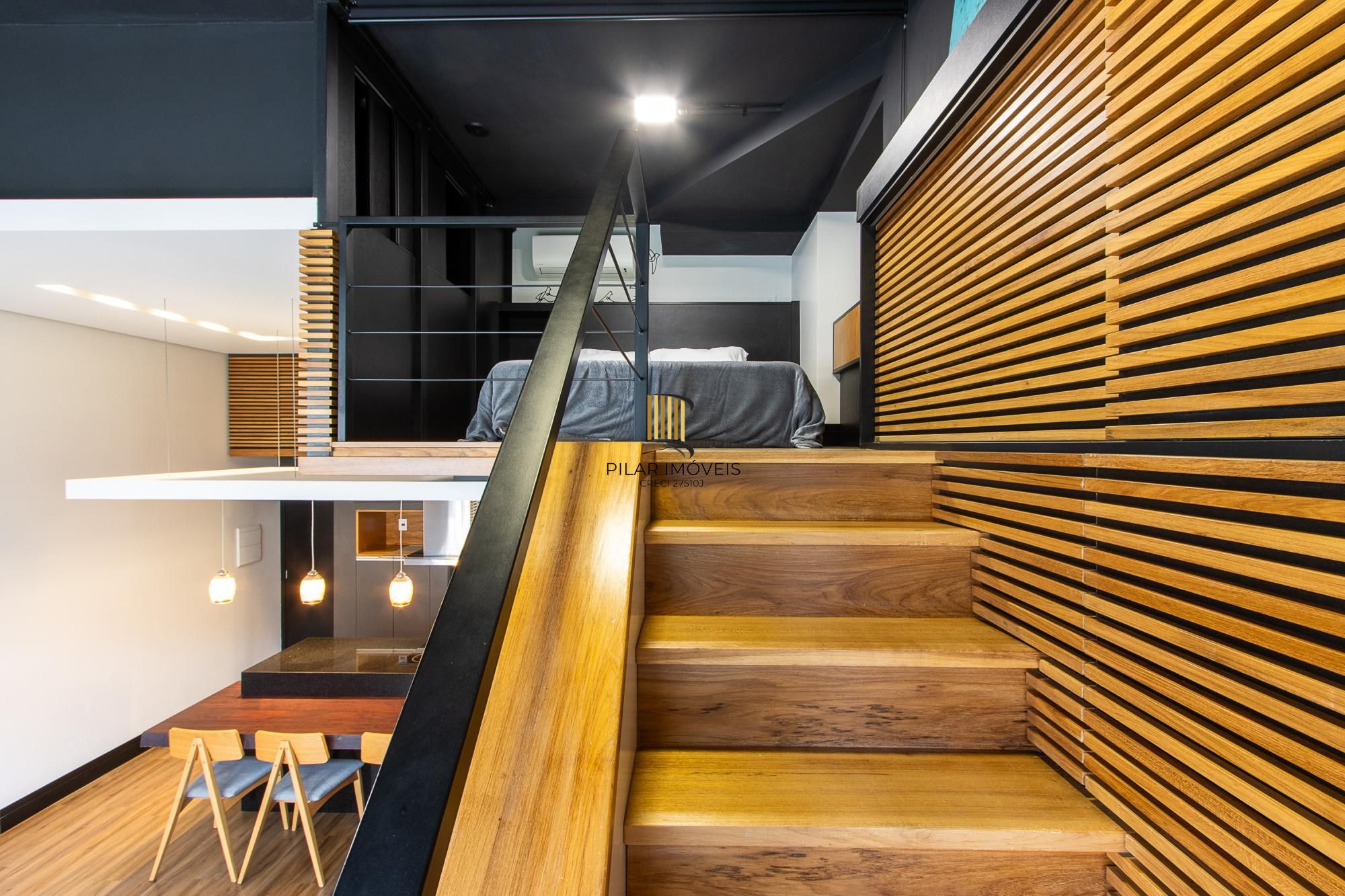 Apartamento Garden/Loft, 1 quarto, 1 vaga - Bairro Cidade Baixa