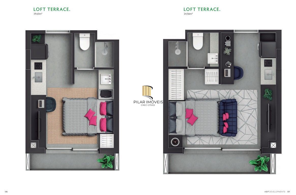 Loft com 24m² , para investir ou morar, entregue 100% mobiliado e gestado pela Housi, com infraestrutura completa.