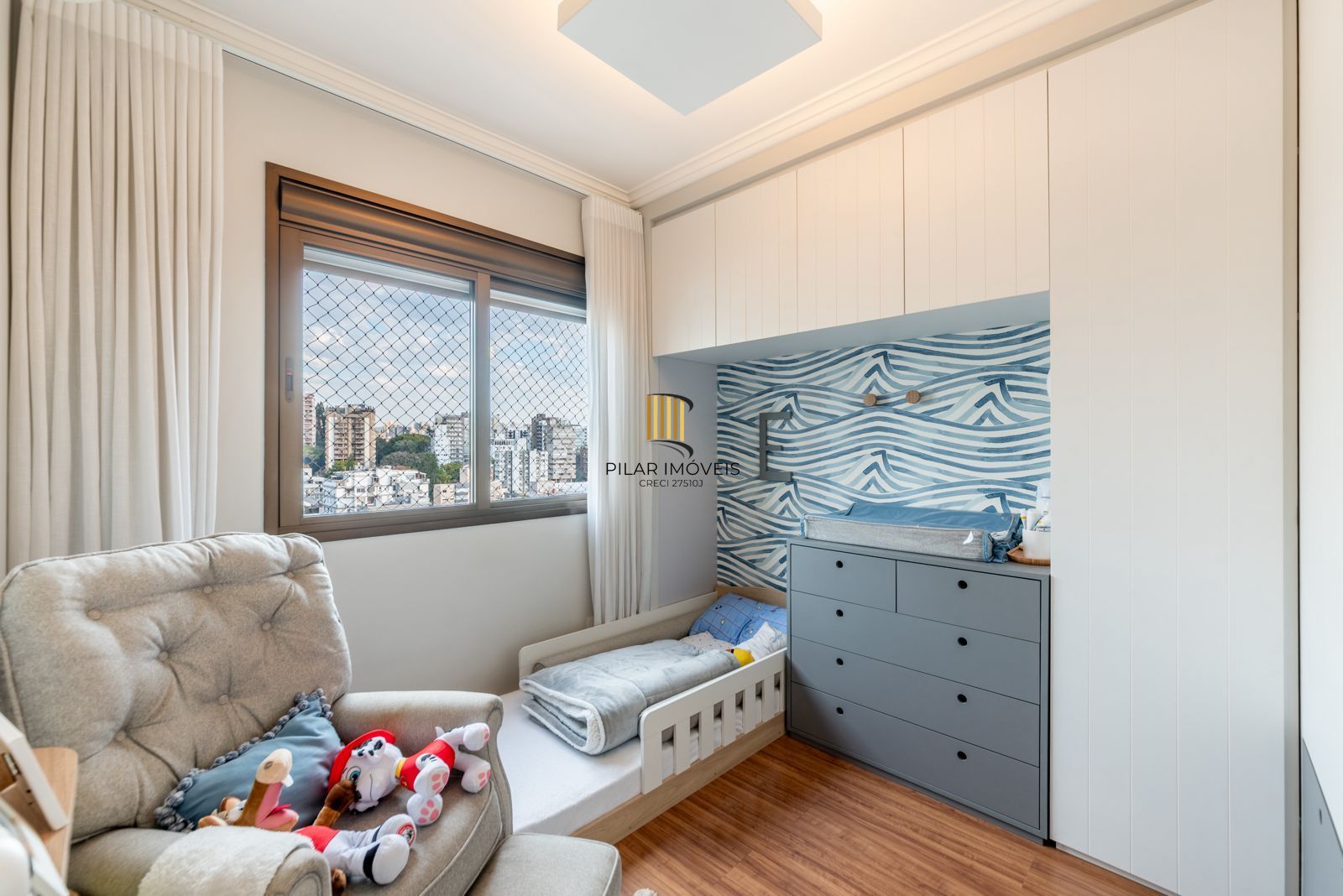 Apartamento exclusivo, decorado com requinte e uma vista incrível!