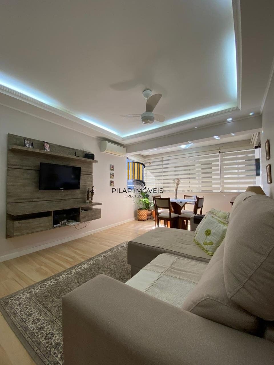 Apartamento 2 dormitórios com suíte e 2 vagas no Menino Deus