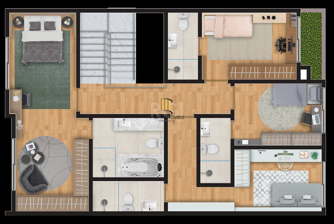 Casa Condominio para Venda - 300m², 4 dormitórios, sendo 4 suites, 2 vagas - Tristeza