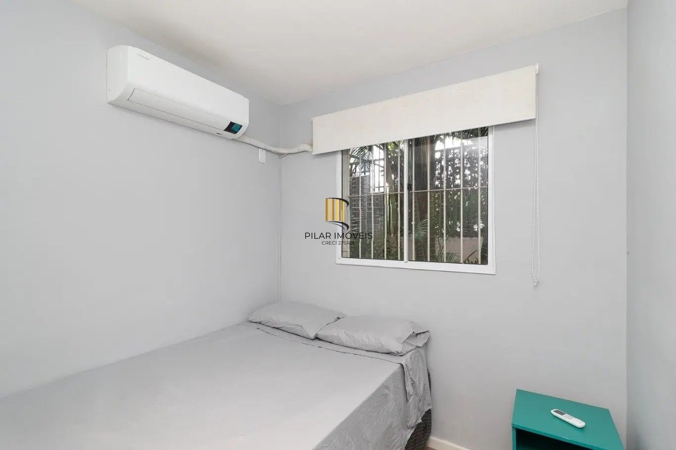 APARTAMENTO MOBILIADO PARA VENDA EM CONDOMÍNIO FECHADO NO BAIRRO GLÓRIA - 44M² ÁREA PRIVATIVA - PISO LAMINADO - 02 QUARTOS - 01 VAGA