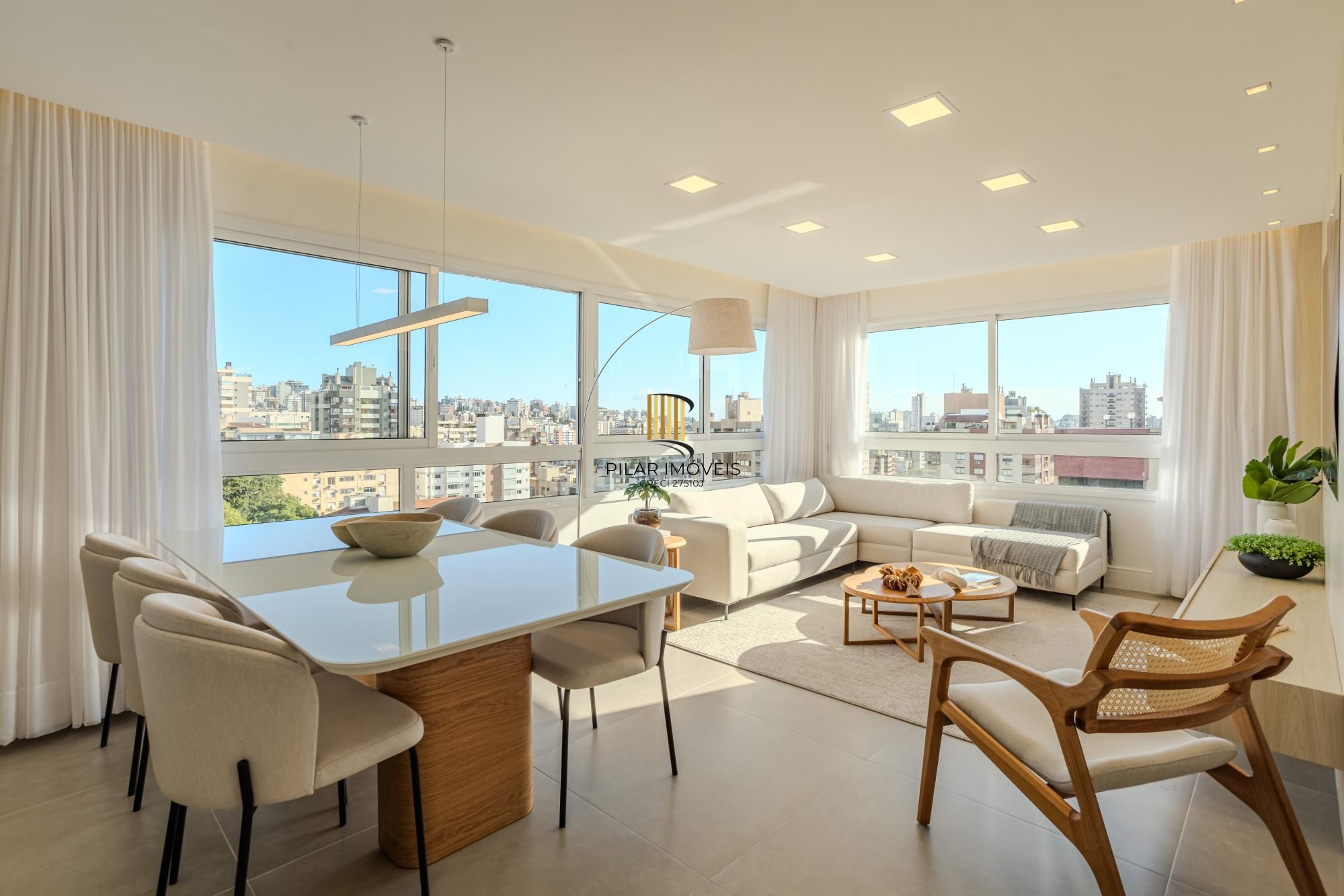 Apartamento no bairro Auxiliadora, com 03 suítes, 112m² privativos e 02 vagas de garagem!!