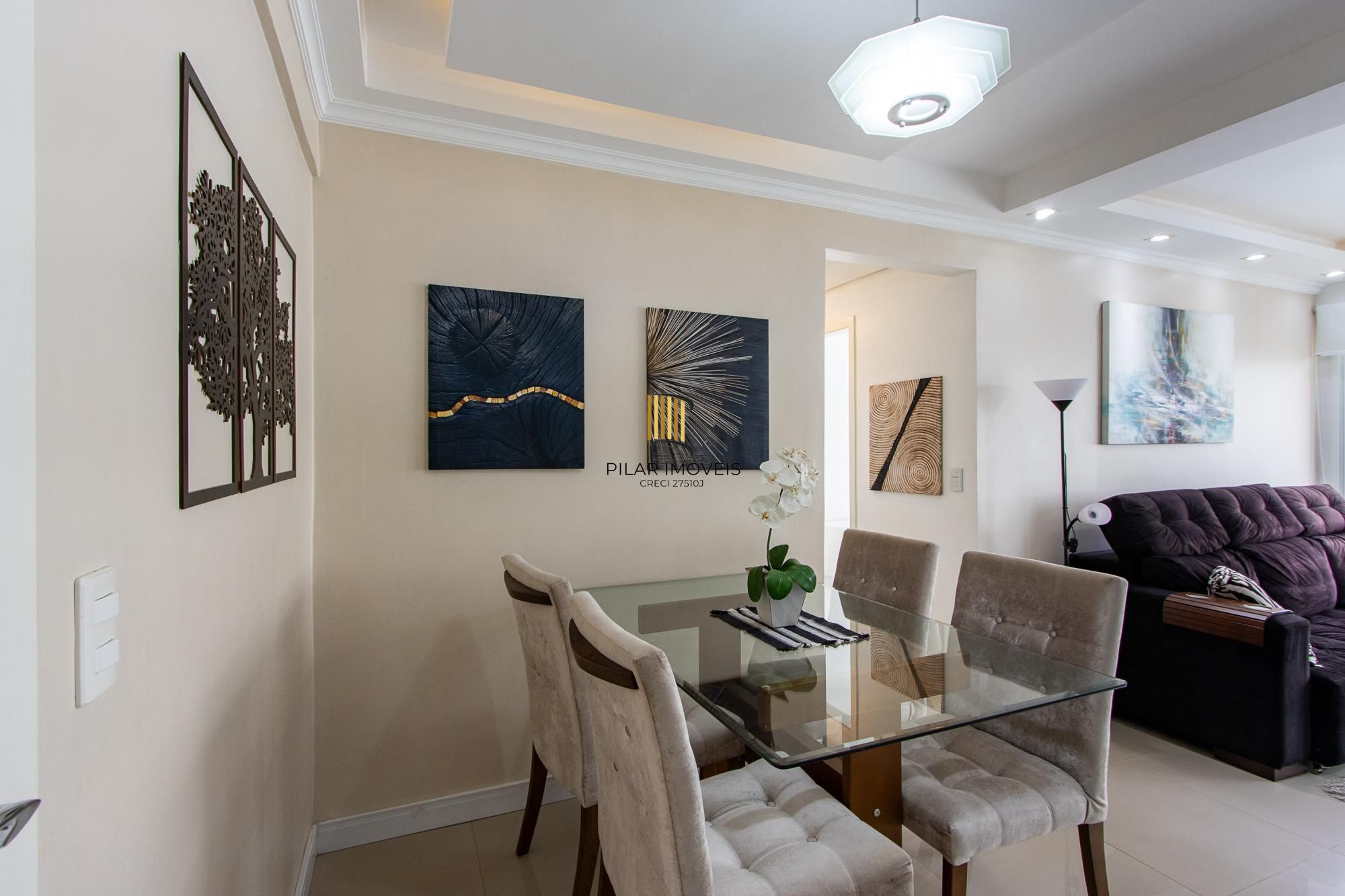 APARTAMENTO MOBILIADO PARA VENDA , 71m², 3 QUARTOS (1 SUITE),  01 VAGA ESCRITURADA - BAIRRO CAVALHADA