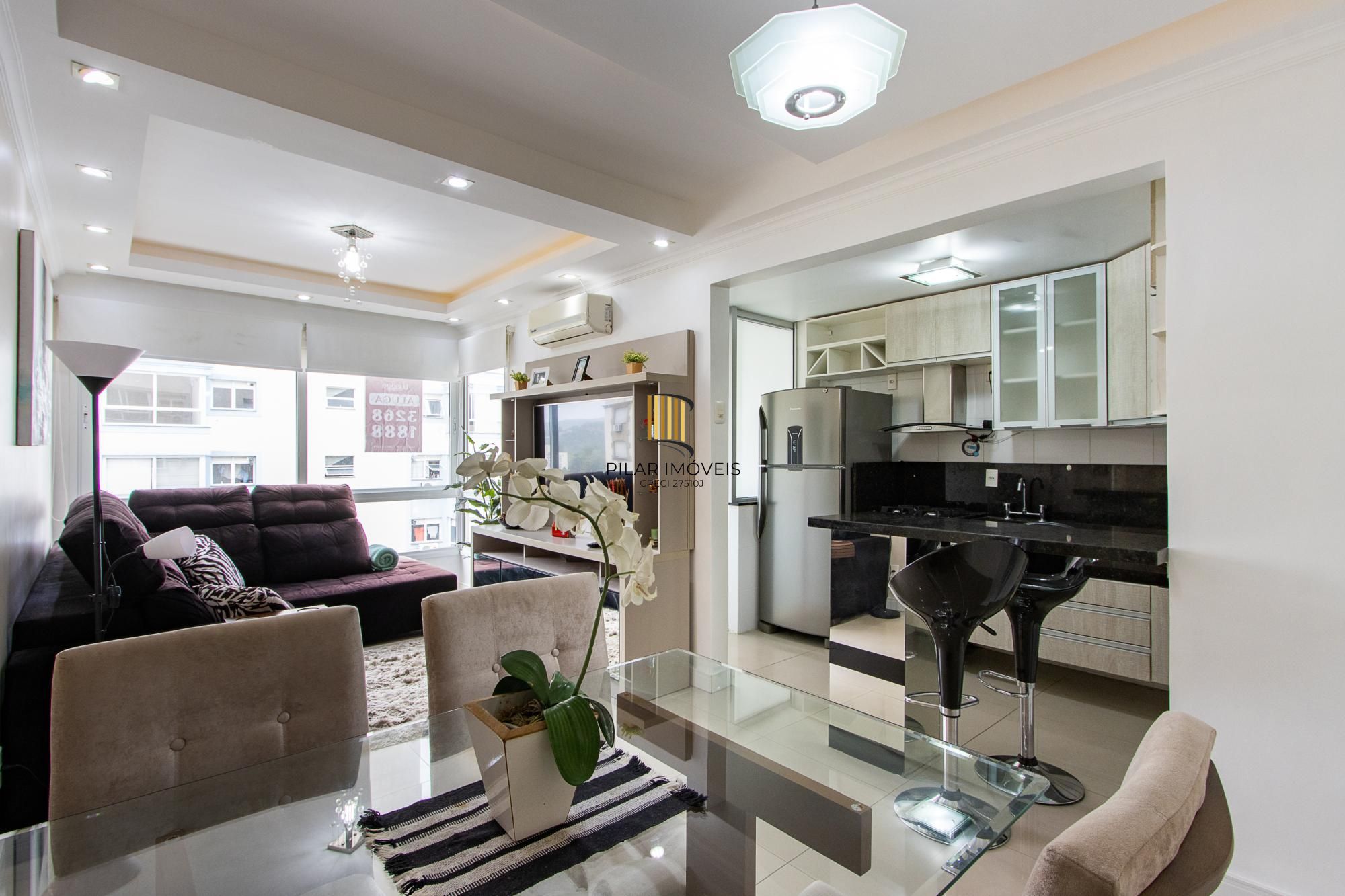 APARTAMENTO MOBILIADO PARA VENDA , 71m², 3 QUARTOS (1 SUITE),  01 VAGA ESCRITURADA - BAIRRO CAVALHADA