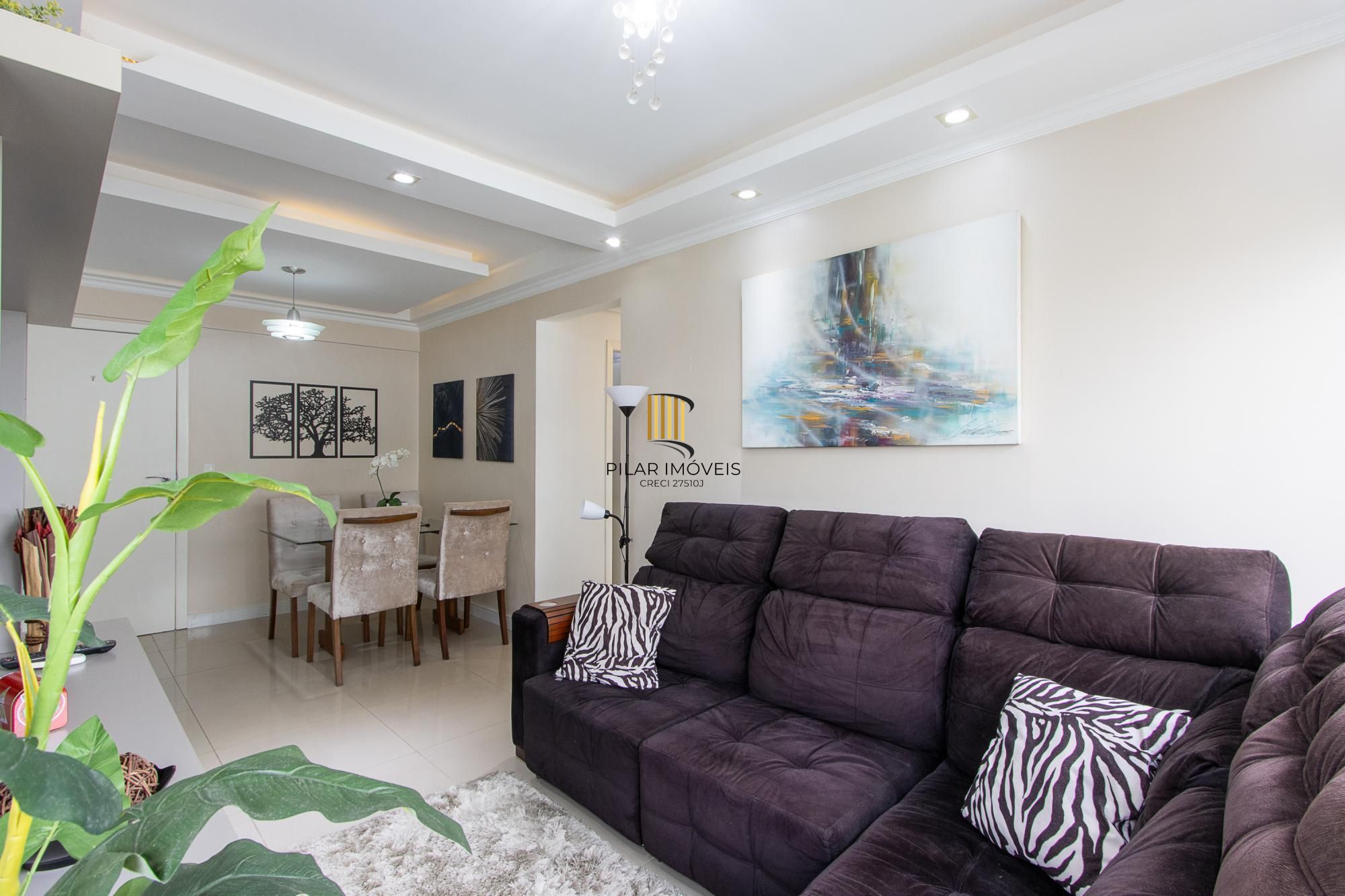 APARTAMENTO MOBILIADO PARA VENDA , 71m², 3 QUARTOS (1 SUITE),  01 VAGA ESCRITURADA - BAIRRO CAVALHADA