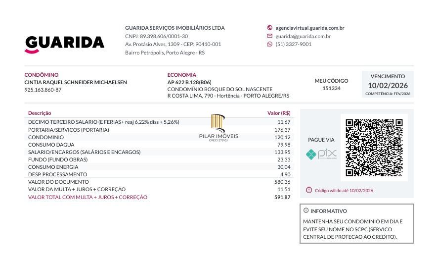 Apartamento 3 dormitórios no bairro Tristeza