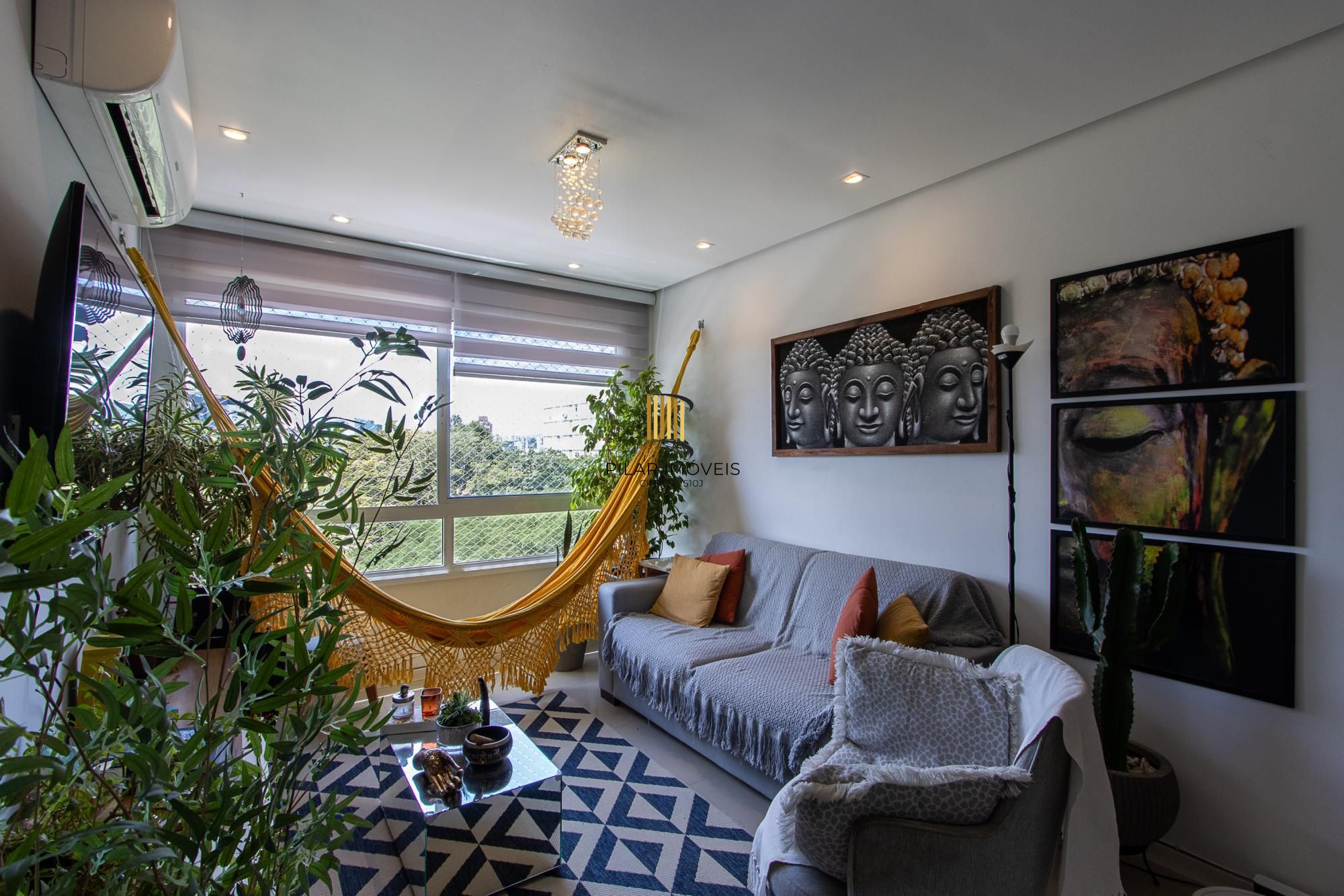 Apartamento MOBILIADO à venda - 2 dormitórios, suíte - Vista  perene