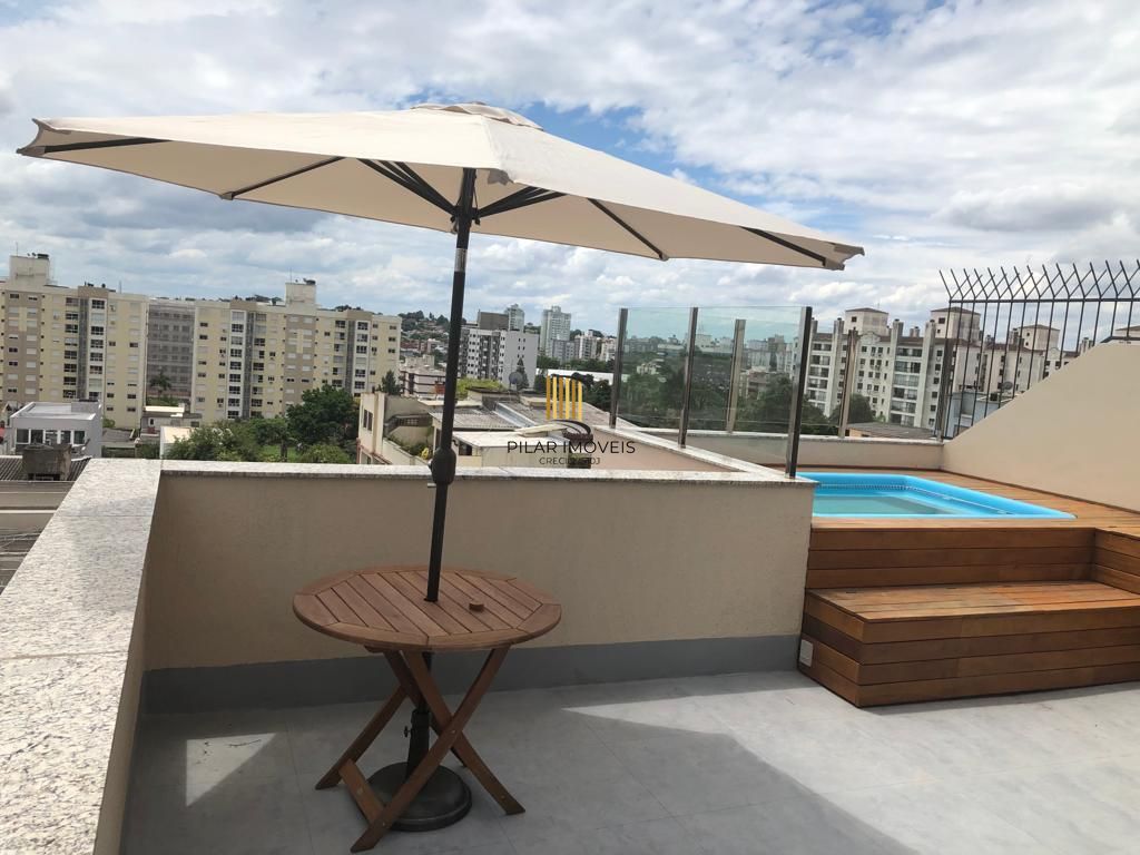 Cobertura alto padrão vista rio, construção Bandeira, com 228,32m² de área privativa.