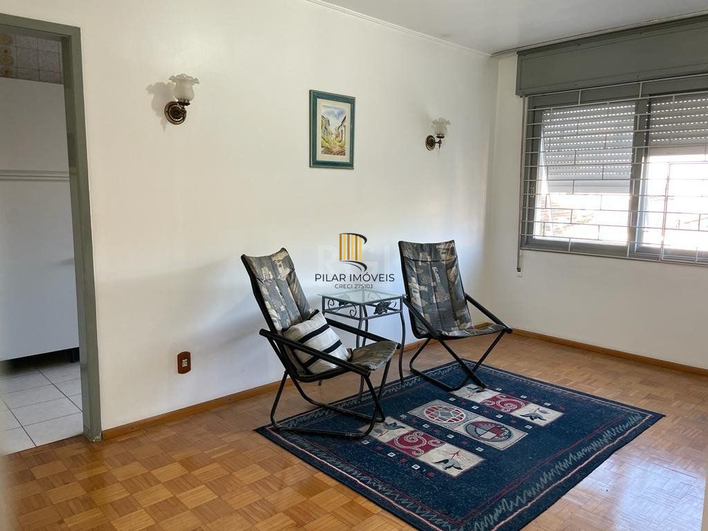 Apartamento de 1 dormitório mobiliado, sala, cozinha mobiliada