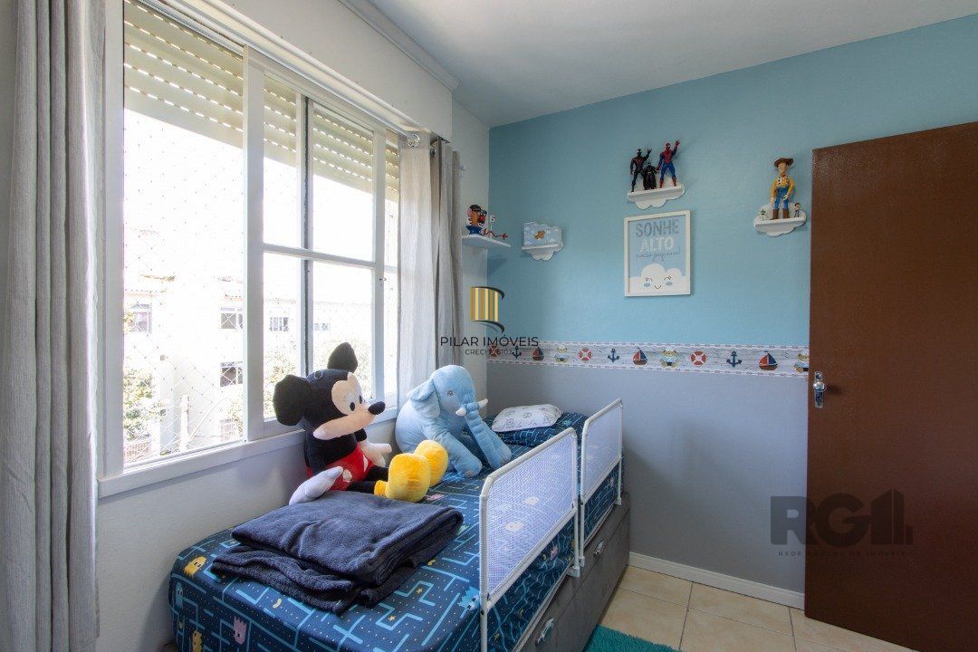 O apartamento com 46,68 m² de área privativa