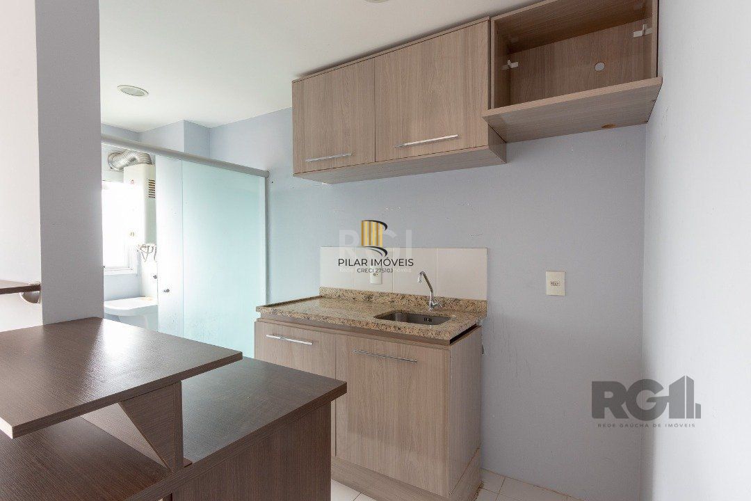 Apartamento de 50,85m2, 2 dormitórios, 1 banheiro e 1 vaga escriturada.