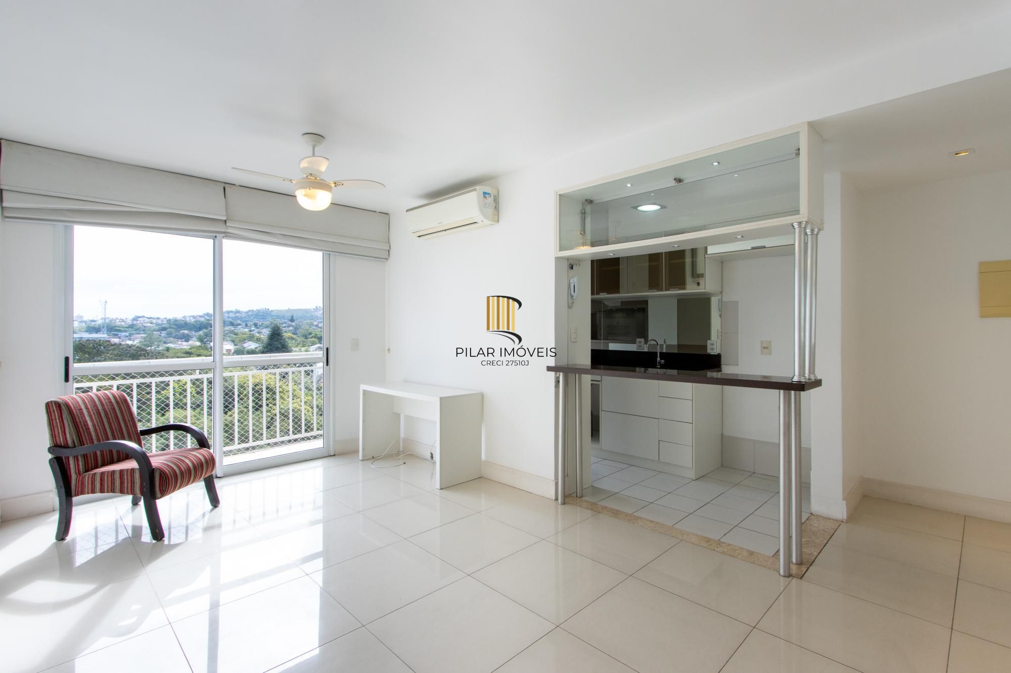 Apartamento no Bairro Cristal de 3 dormitórios,1 Suíte, Semi mobiliado com 1 vaga escriturada