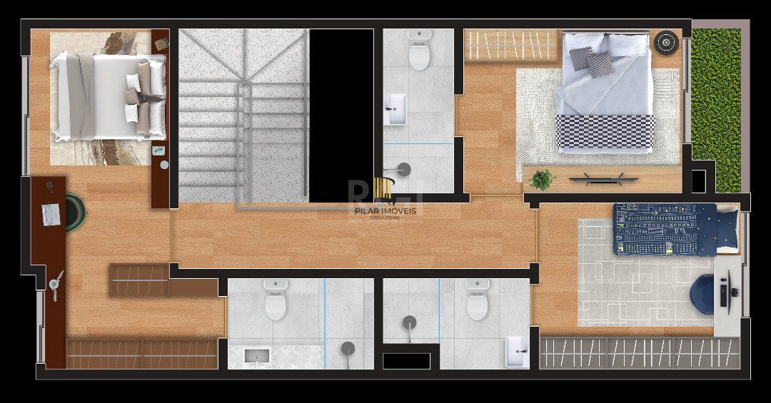 Casa Condominio para Venda - 200m², 3 dormitórios, sendo 3 suites, 2 vagas - Tristeza