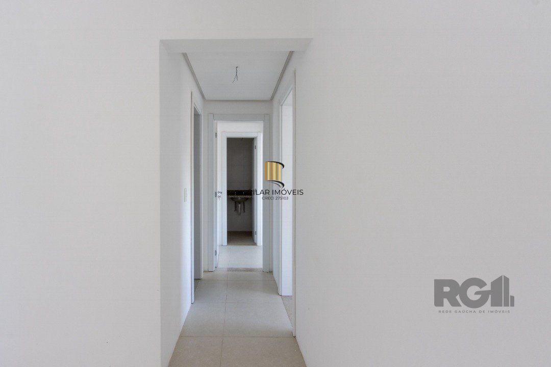Apartamento novo 02 quartos, suite,  sacada, churrasqueira, 1 vaga, elevador - Bairro Tristeza