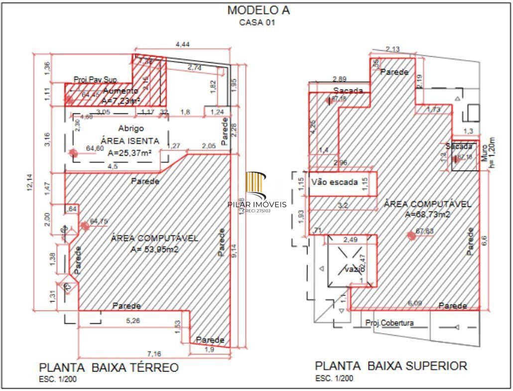Casa para Venda com 3 dormitórios, sendo 1 suites e 2 vagas no bairro Tristeza