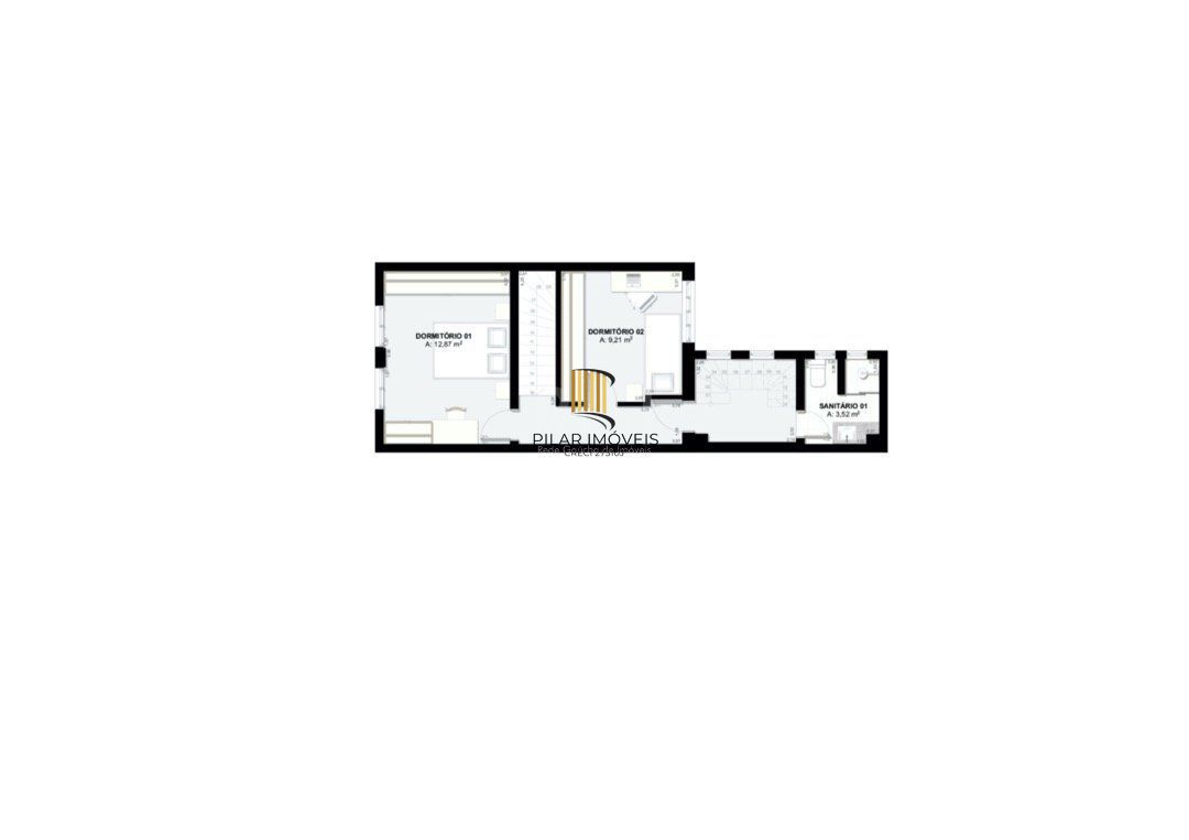 Casa para Venda - 130m², 3 dormitórios, sendo 1 suites, Cidade Baixa