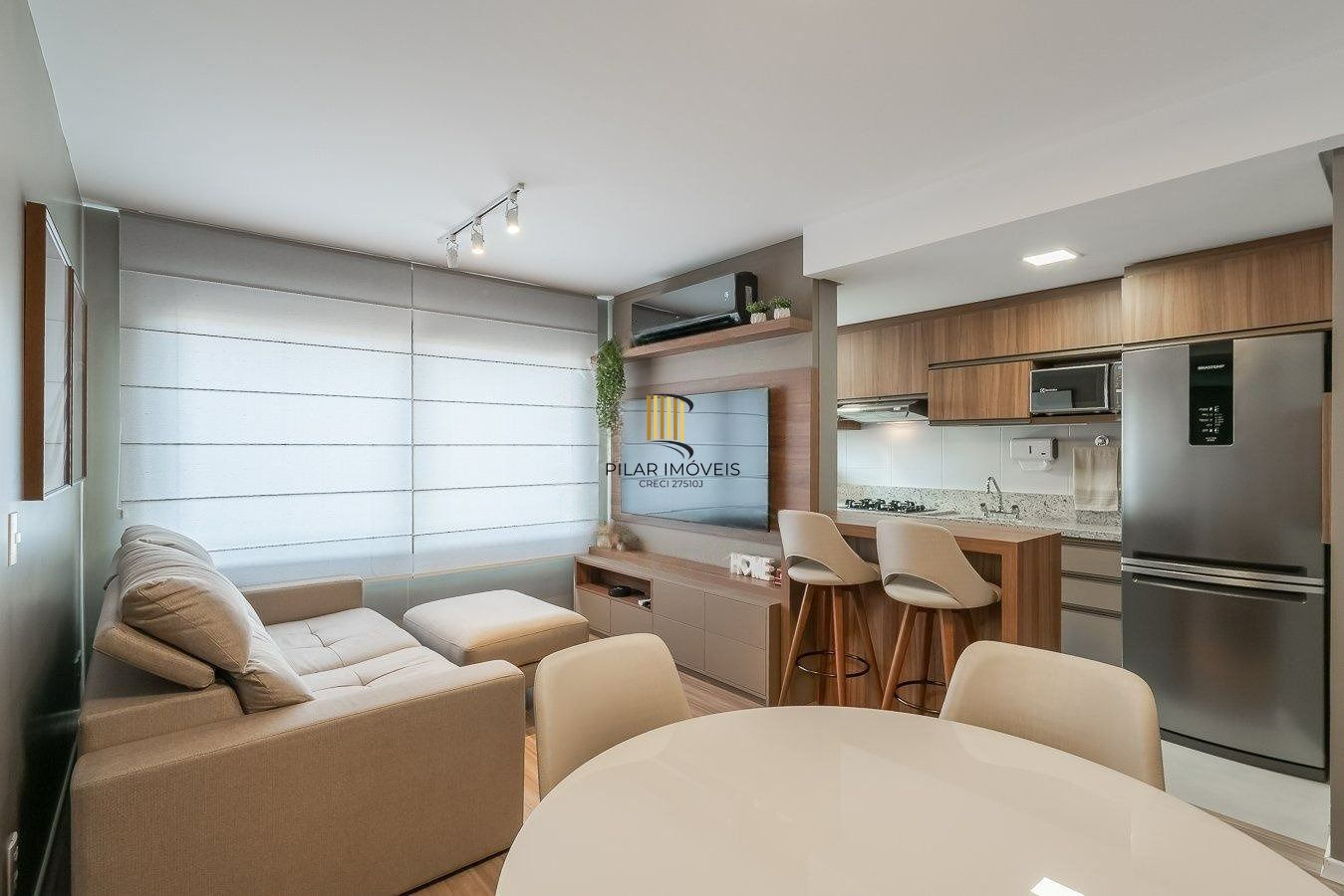 Impecável! 2 Dormitórios, Suíte, Mobiliado e Pronto para Morar - Pilar Imóveis