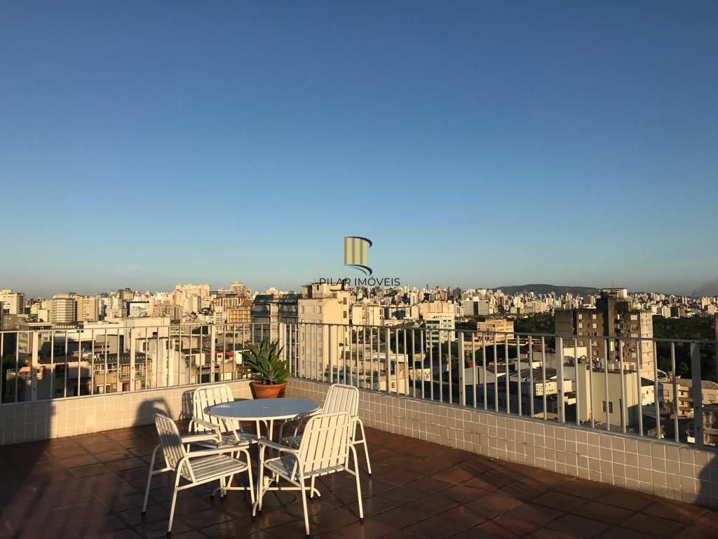 Apto com 01 dormitório , Terraço coletivo com linda vista . - Pilar Imóveis