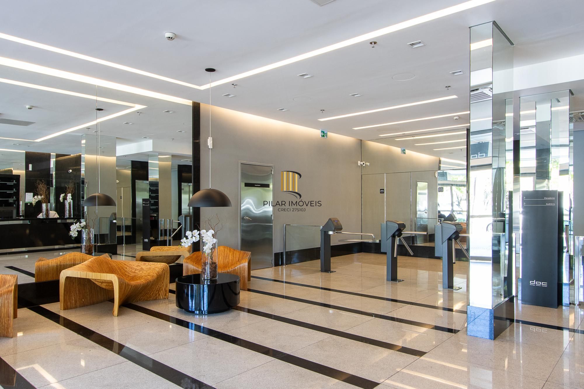 Sala comercial com 35,63, com 1 vaga escriturada no DOC Santana, da Melnick