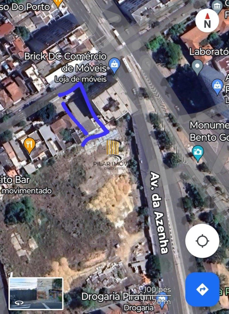 Pavilhão no bairro Azenha